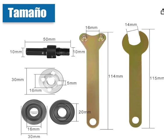 Miniatura 3 de ADAPTADOR DE DISCO PARA TALADRO